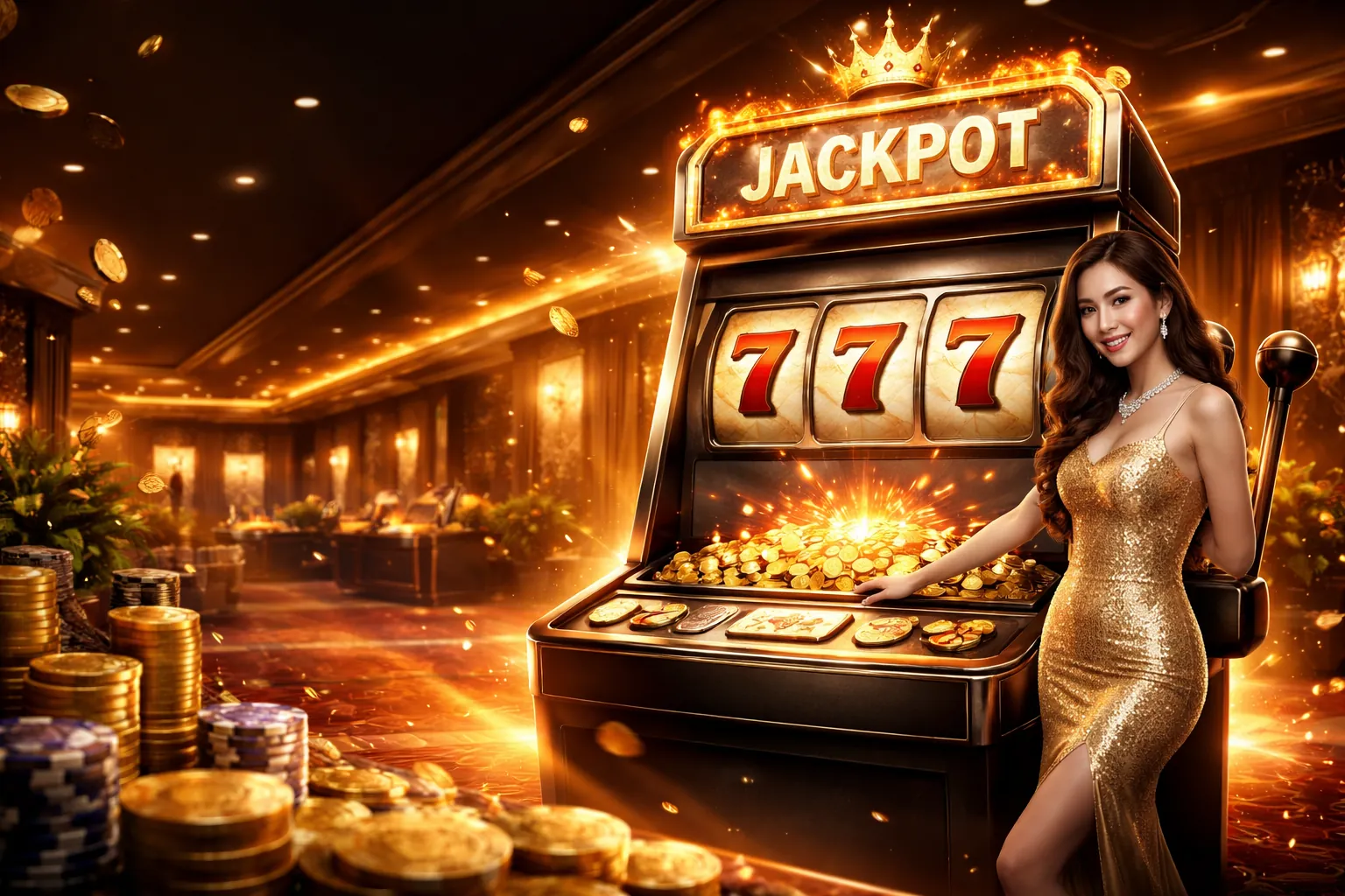 Nền anh hùng với các biểu tượng VIP và Nổ Hũ 52